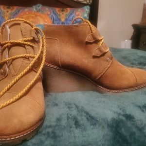 Wedge booties